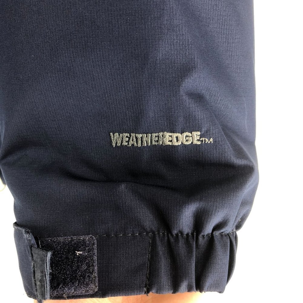 *SOLD* Eddie Bauer Men's Large Weather Edge Waterproof Blue Long Sleeve Jacket - Picture 6 of 13